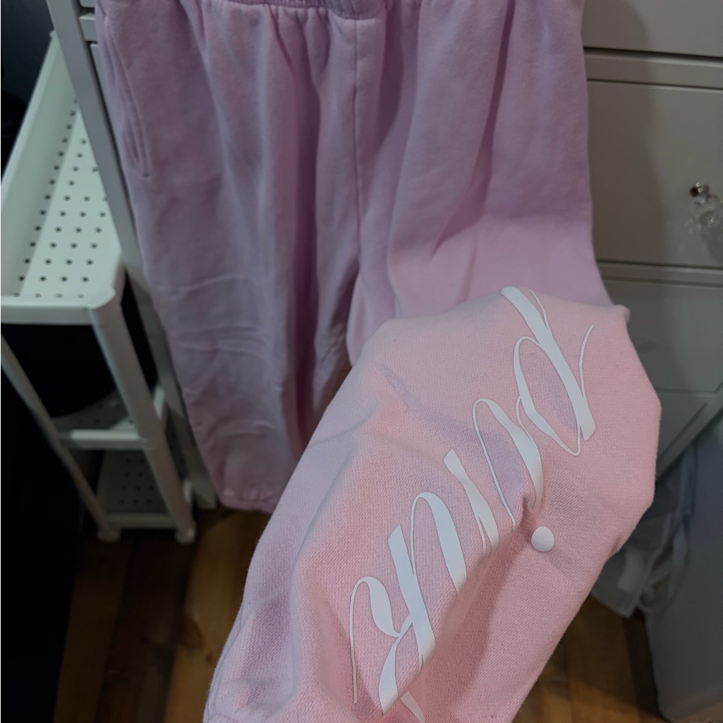 Pink Pink Signature Logo Sweats